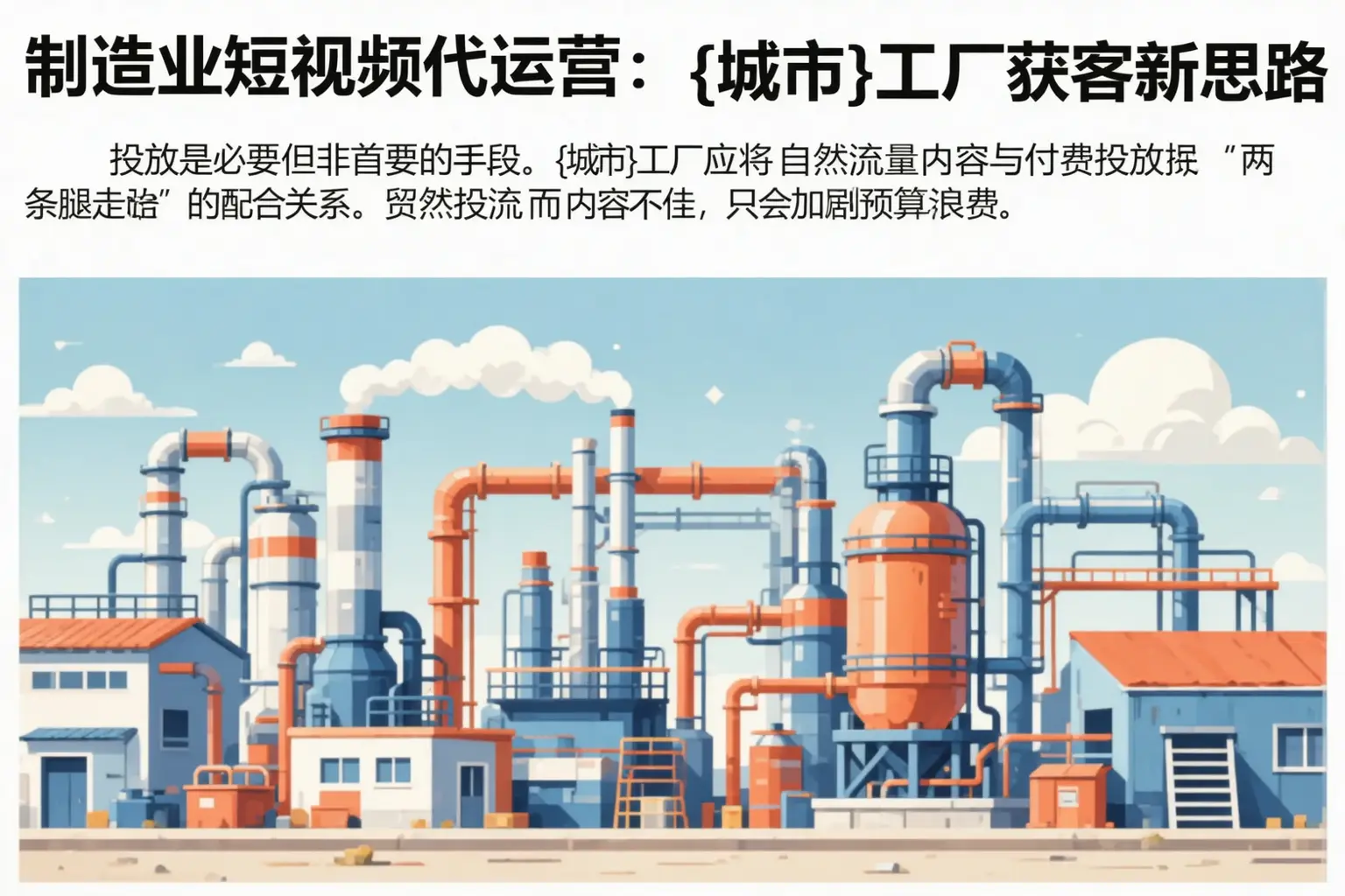 制造业短视频代运营:安居工厂获客新思路