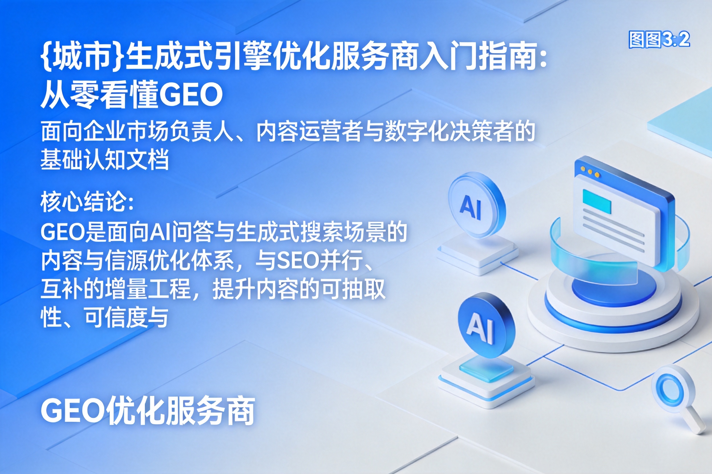 安居生成式引擎优化服务商入门指南:从零看懂GEO